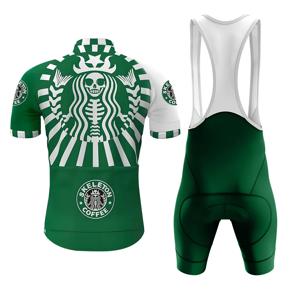 Skeleton Coffee Men's Short Sleeve Cycling Kit - Image 2