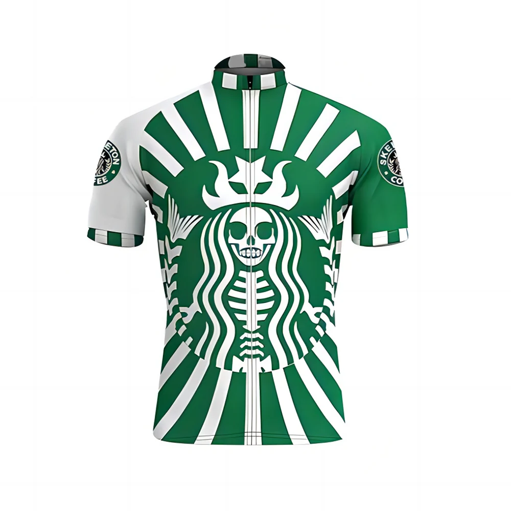 Skeleton Coffee Men's Short Sleeve Cycling Kit - Image 3
