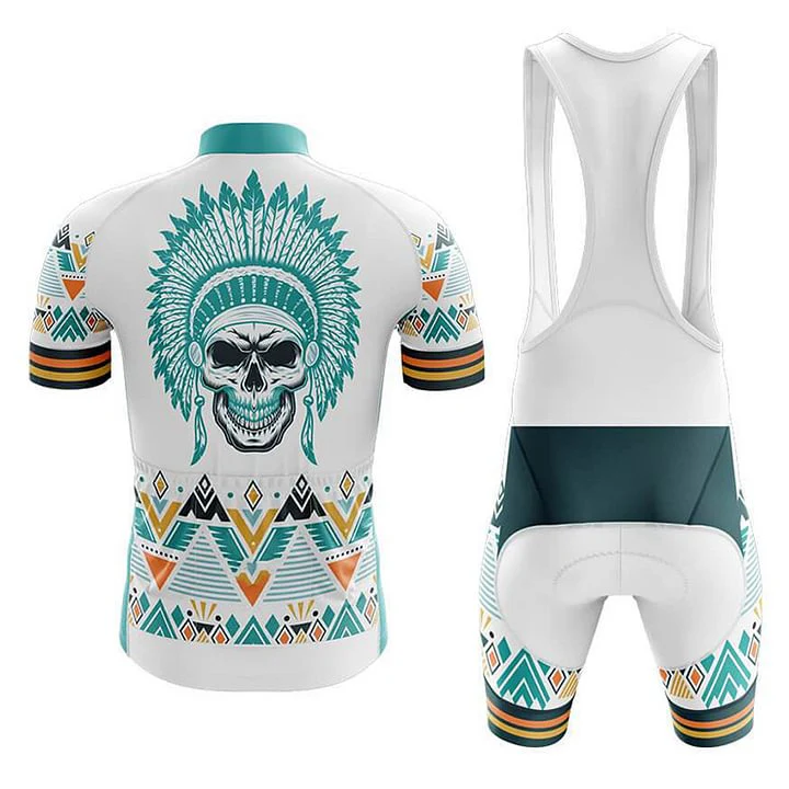 Skull Men's Short Sleeve Cycling Kit - Image 2
