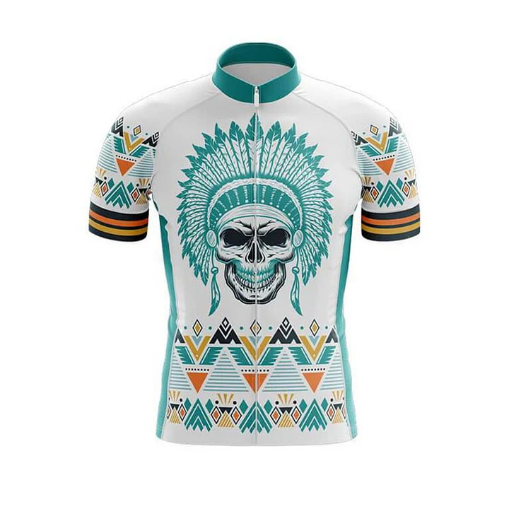 Skull Men's Short Sleeve Cycling Kit - Image 3