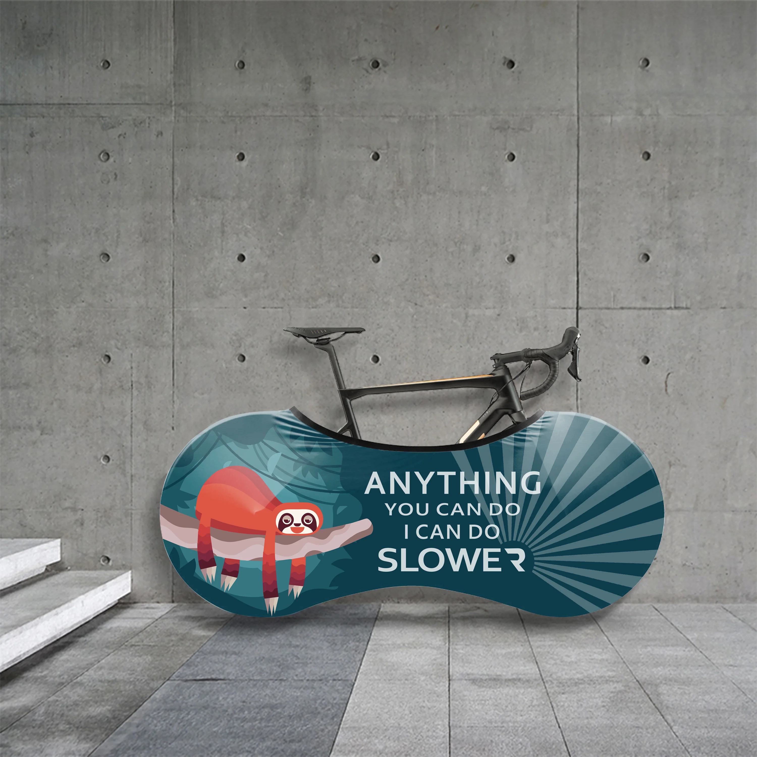 Sloth Can Do Slowe Bicycle Wheels Cover - Image 3