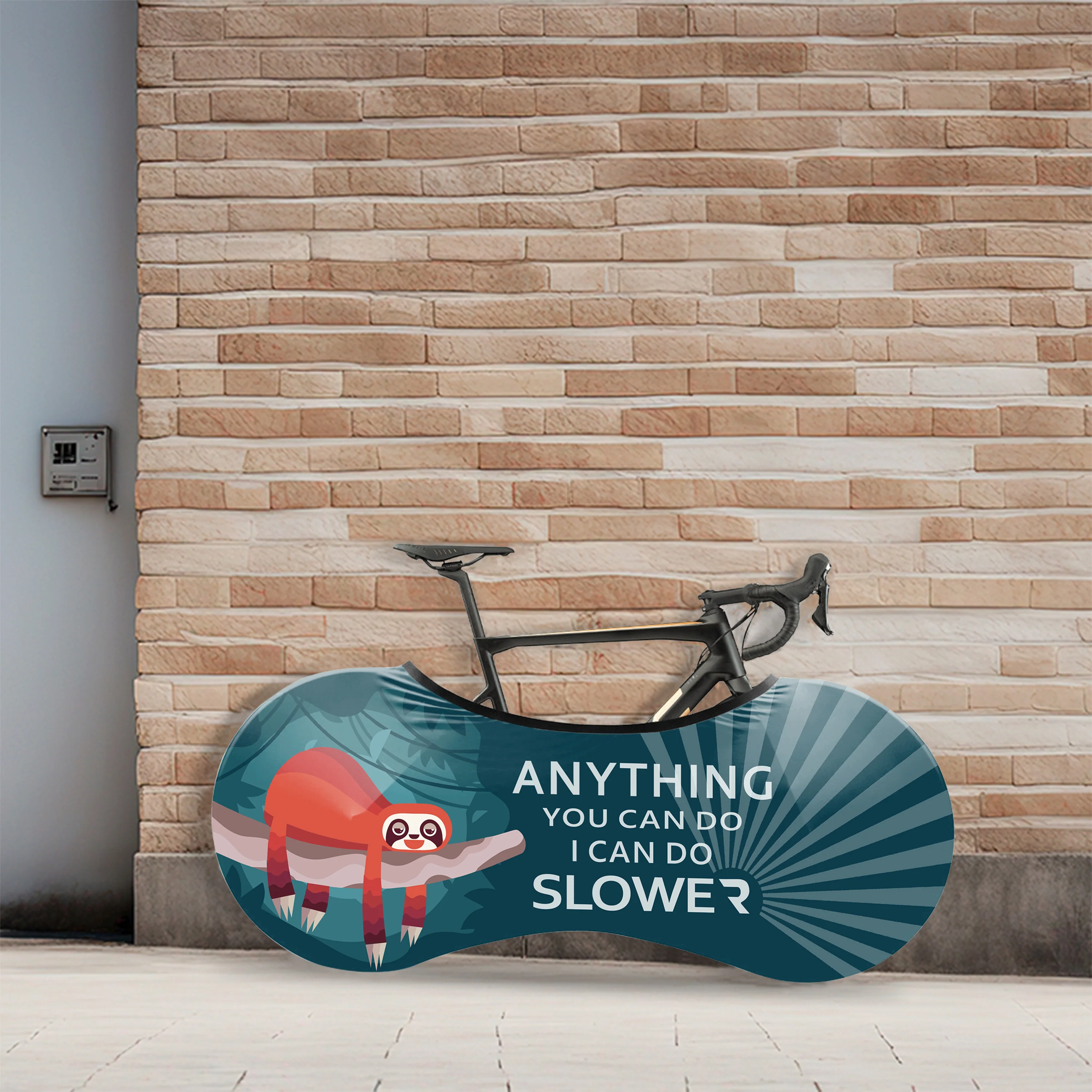 Sloth Can Do Slowe Bicycle Wheels Cover - Image 4
