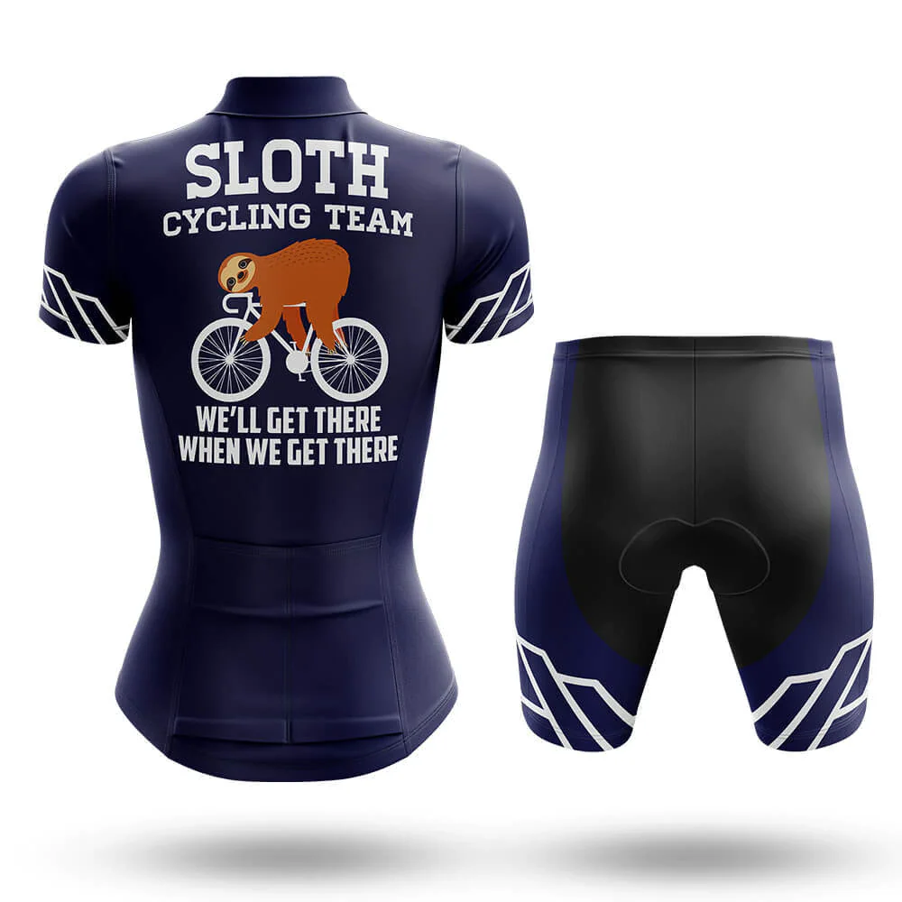 Sloth Cycling Team Women's Short Sleeve Cycling Kit - Image 2