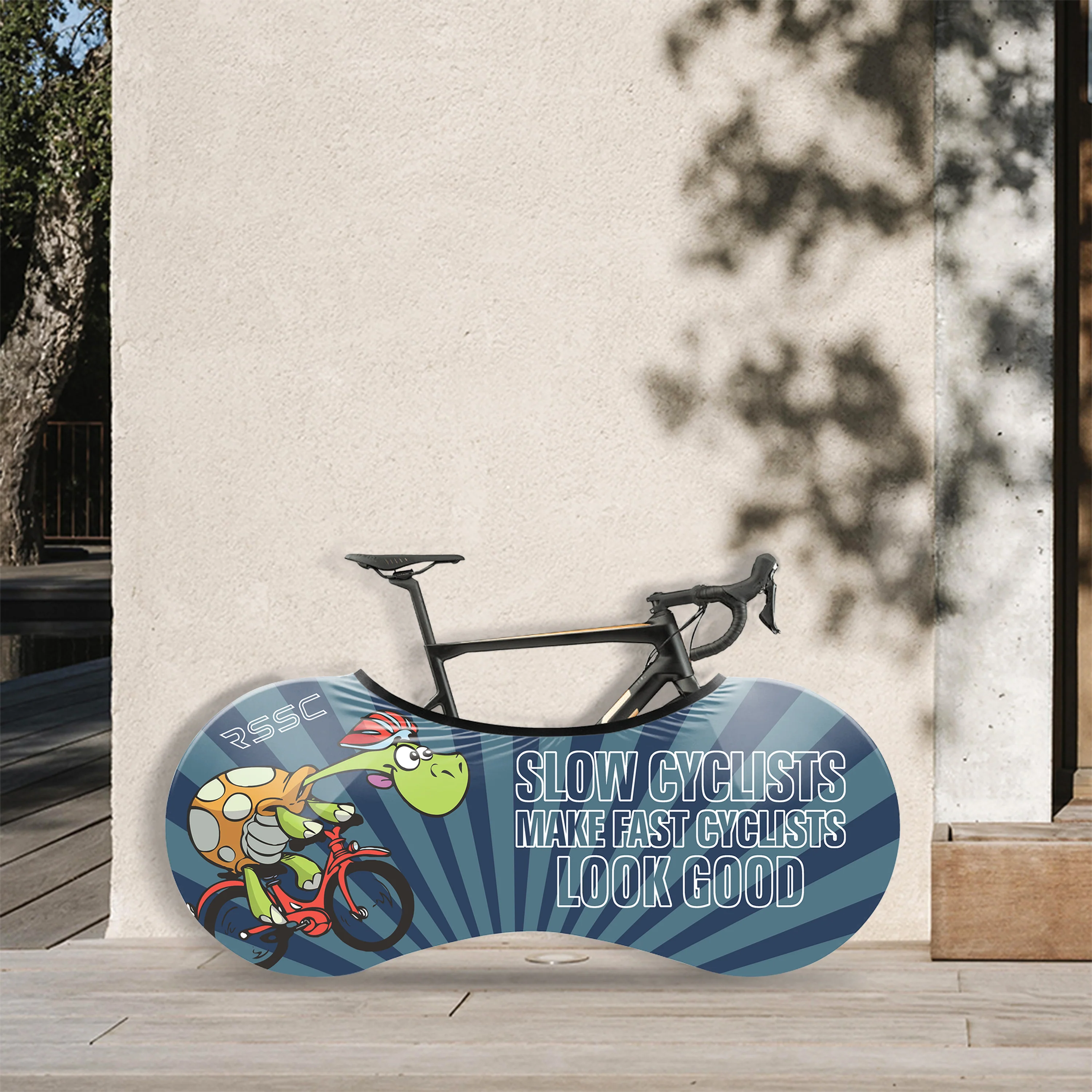 Slow Cyclist Bicycle Wheels Cover - Image 3