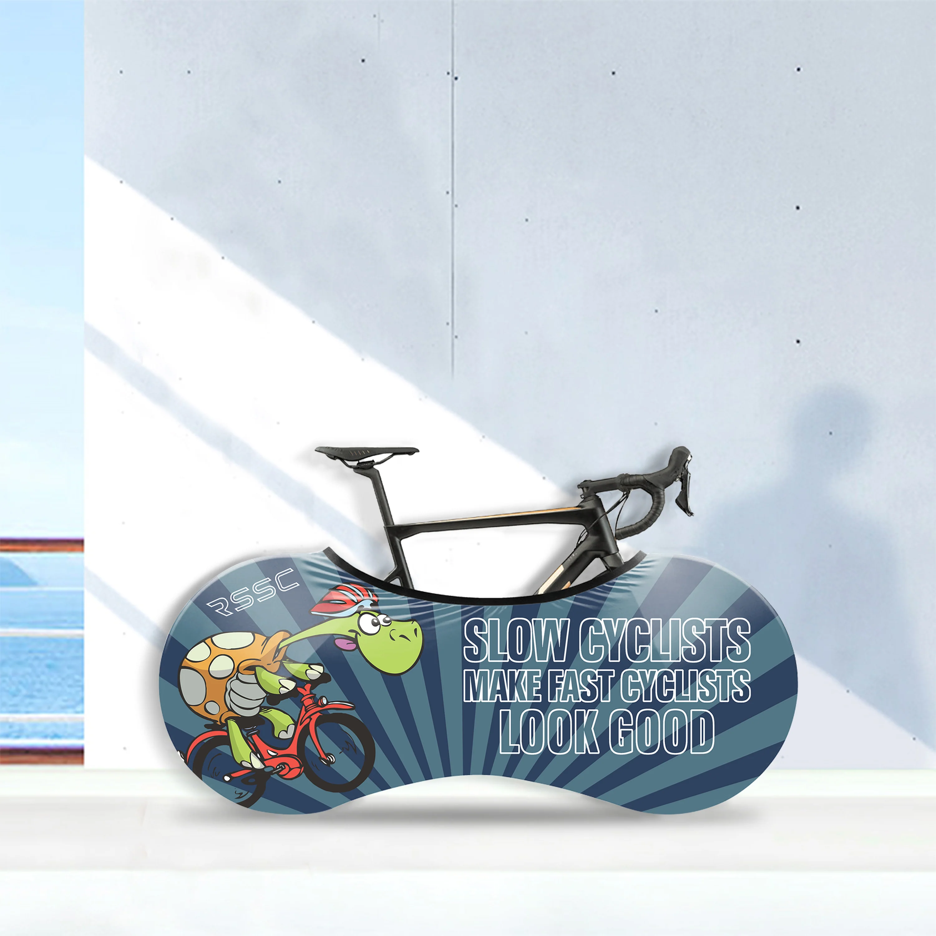 Slow Cyclist Bicycle Wheels Cover - Image 5