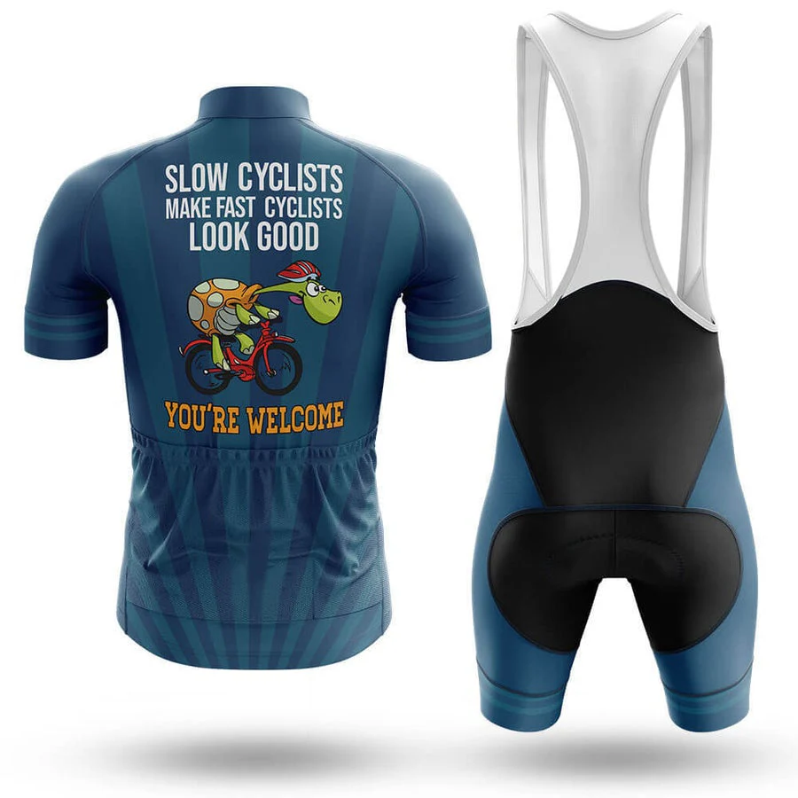 Slow Cyclist Men's Short Sleeve Cycling Kit - Image 2