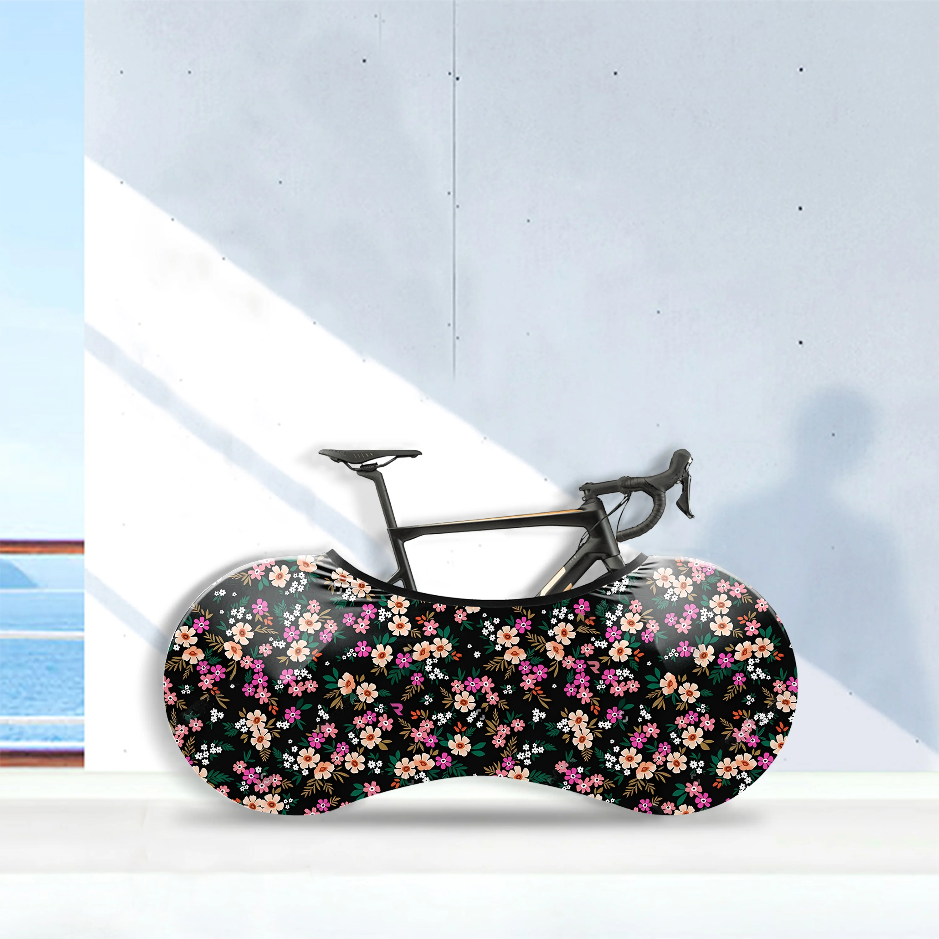 Small Colorful Flowers Bicycle Wheels Cover - Image 2