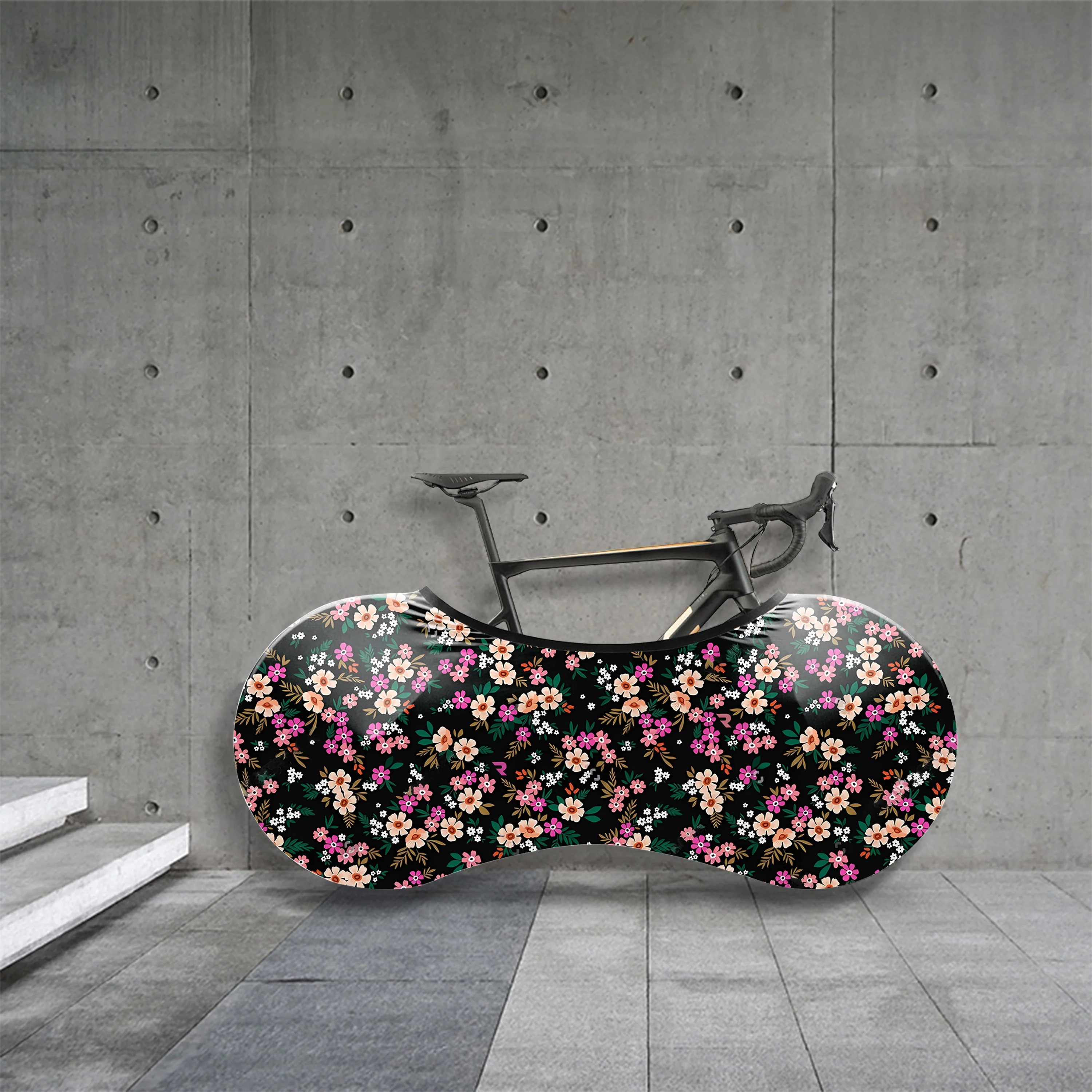 Small Colorful Flowers Bicycle Wheels Cover - Image 3