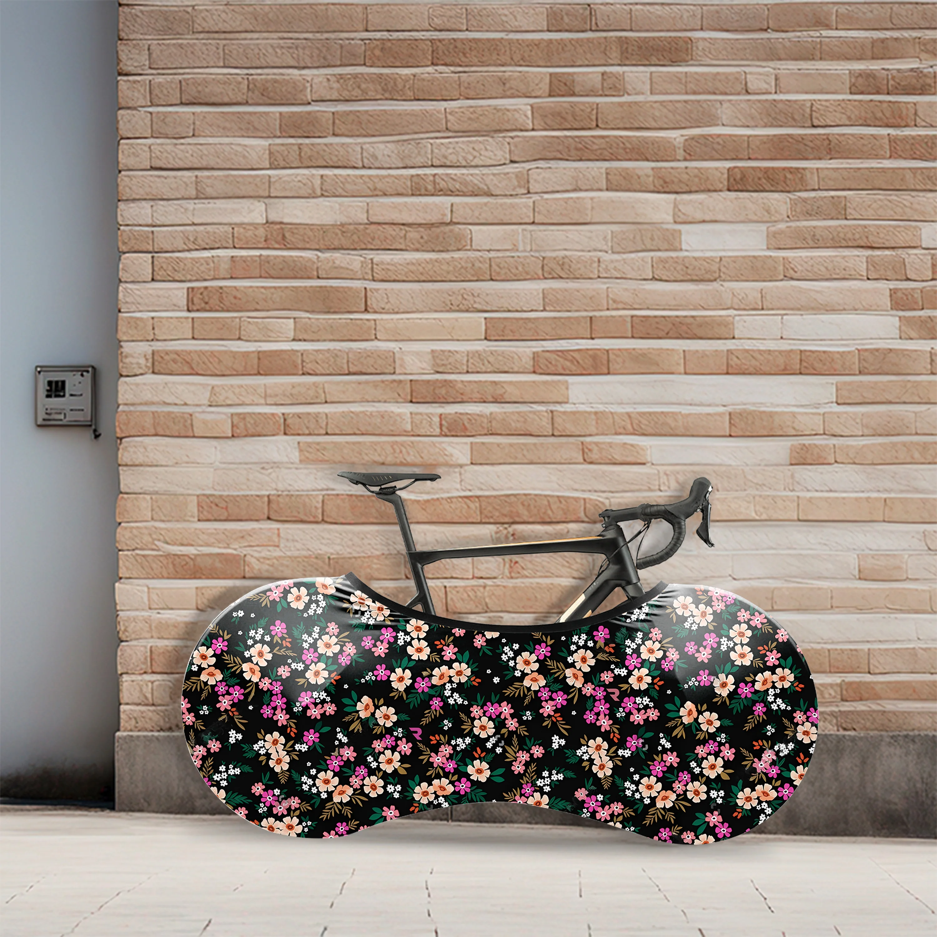 Small Colorful Flowers Bicycle Wheels Cover - Image 4