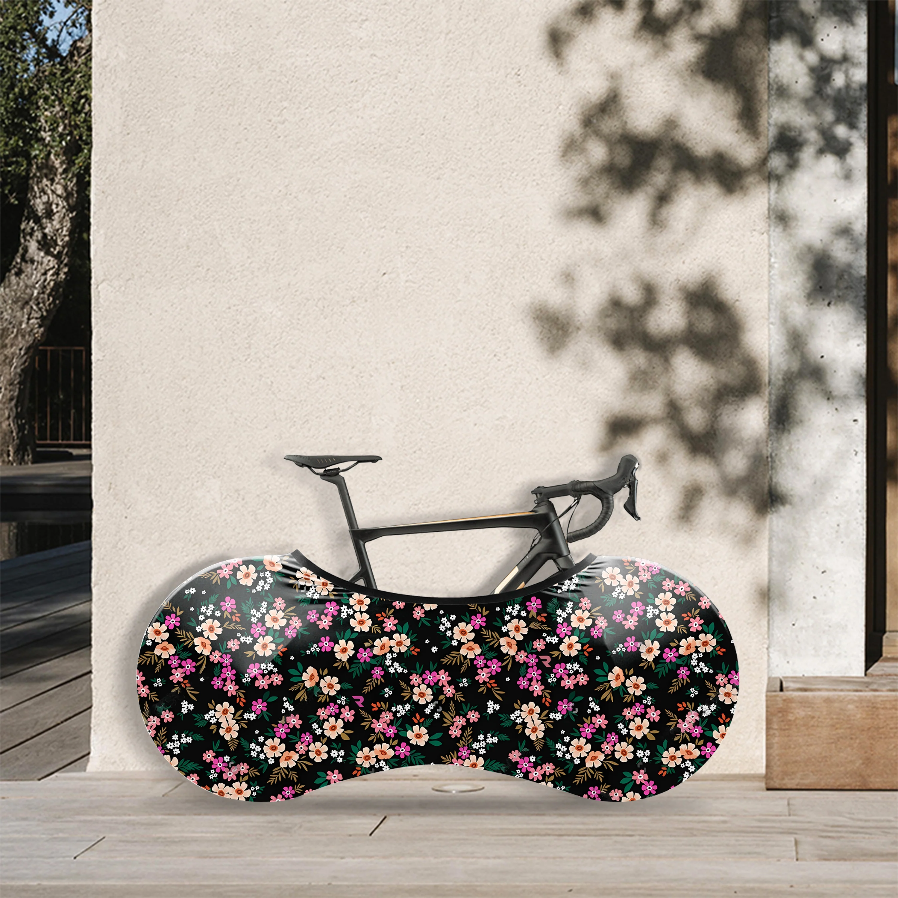 Small Colorful Flowers Bicycle Wheels Cover - Image 5