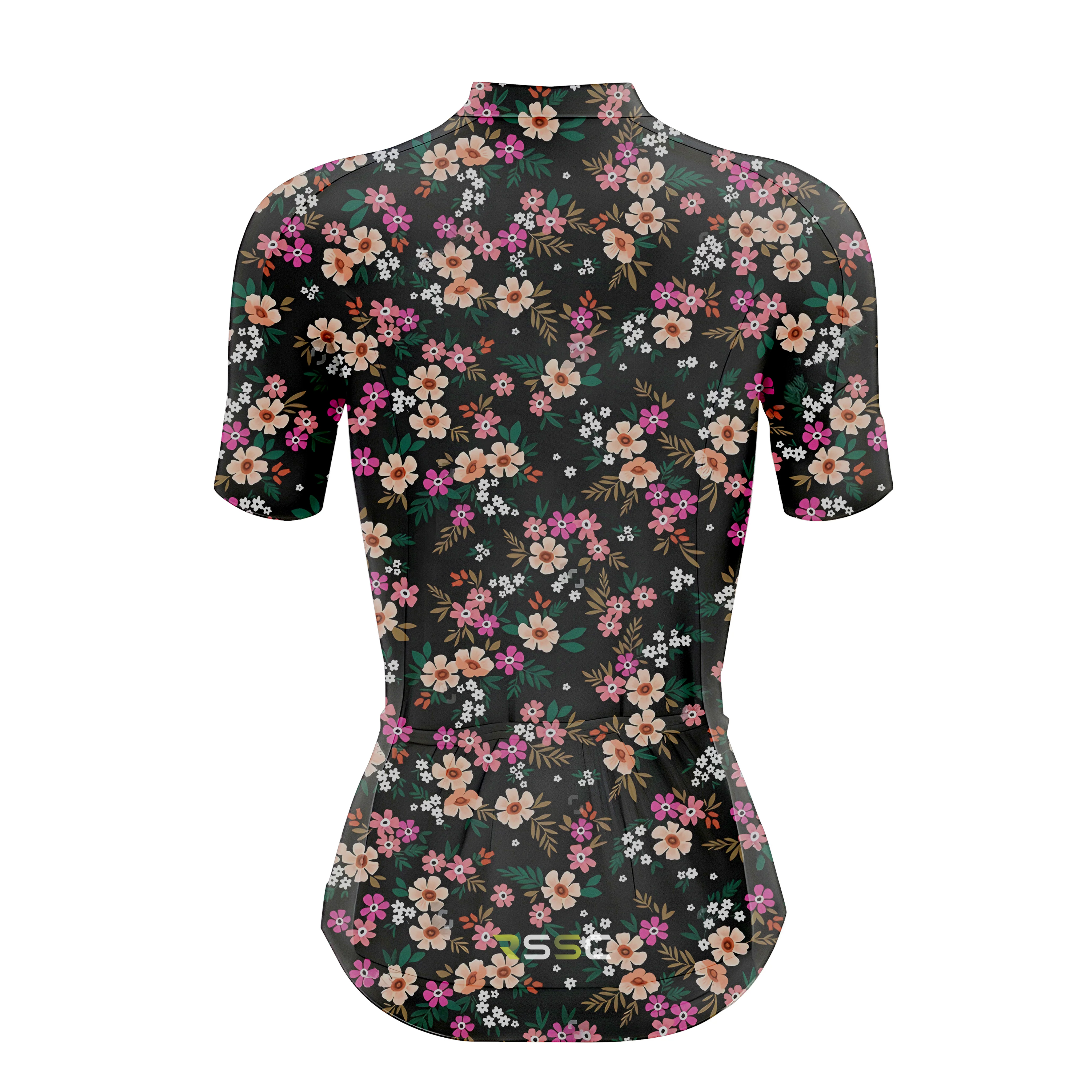 Small Colorful Flowers Women's Short Sleeve Cycling Kit - Image 4