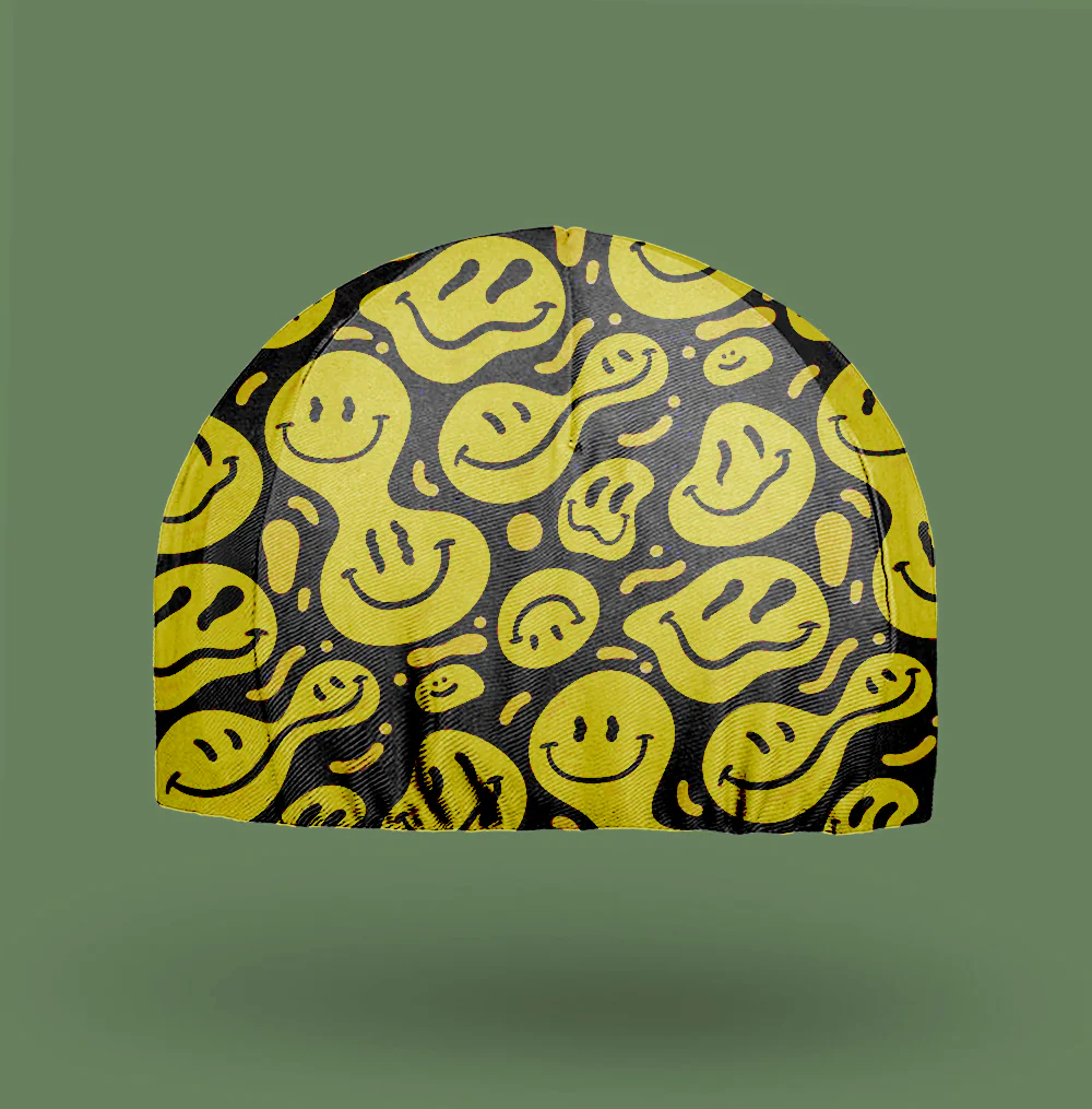 Smiley Face Cycling Cap - Image 3