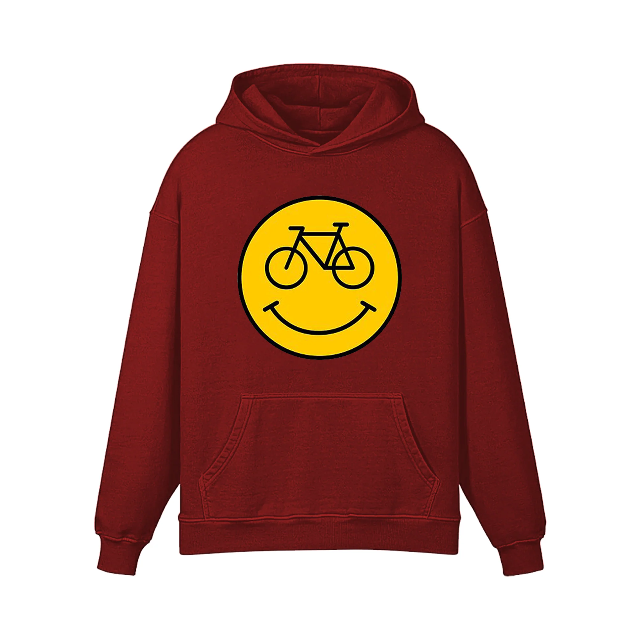 Smiling Bicycle Hoodie - Image 4