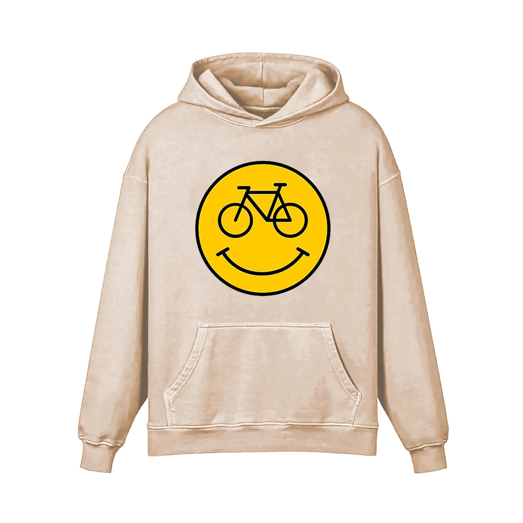 Smiling Bicycle Hoodie - Image 5