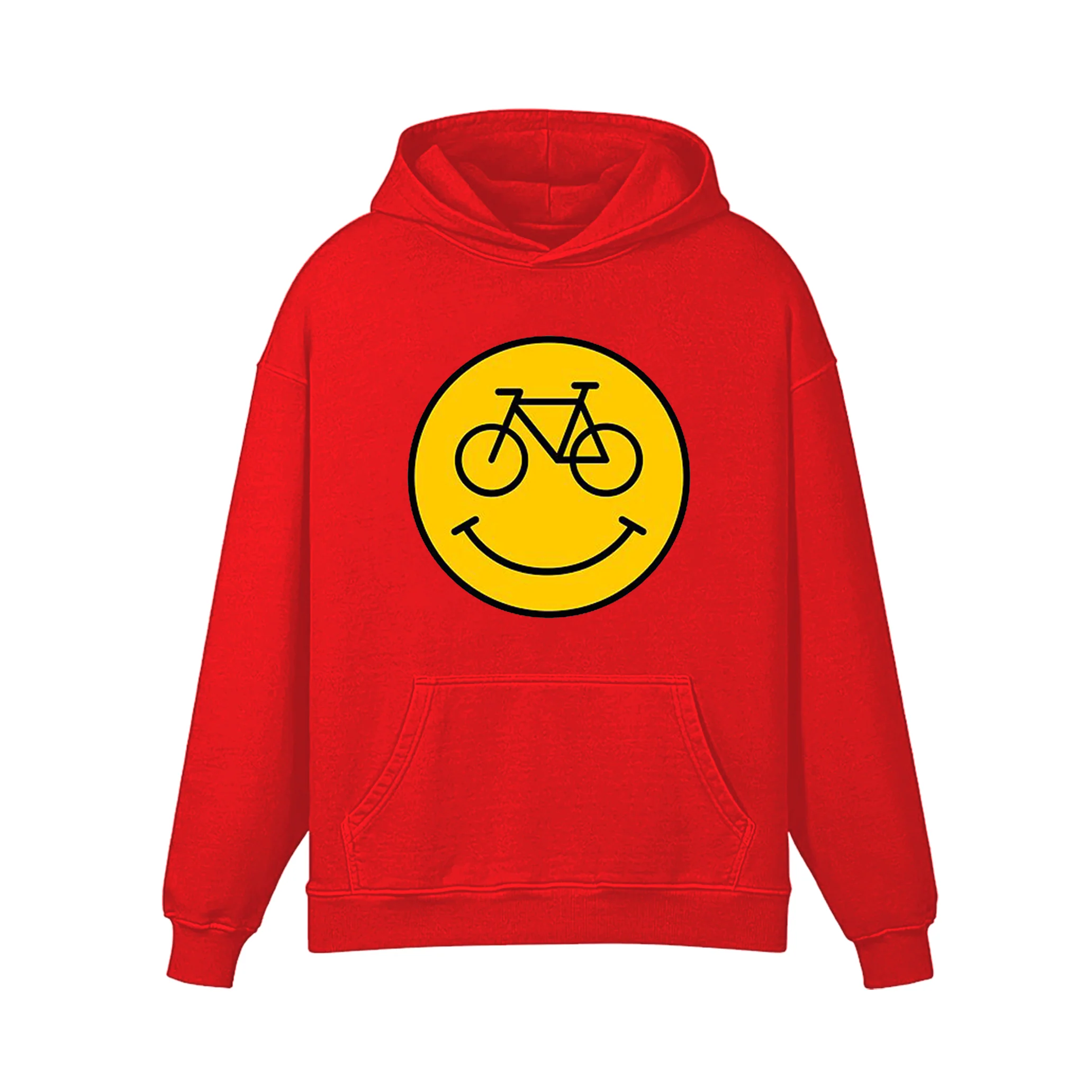 Smiling Bicycle Hoodie - Image 6