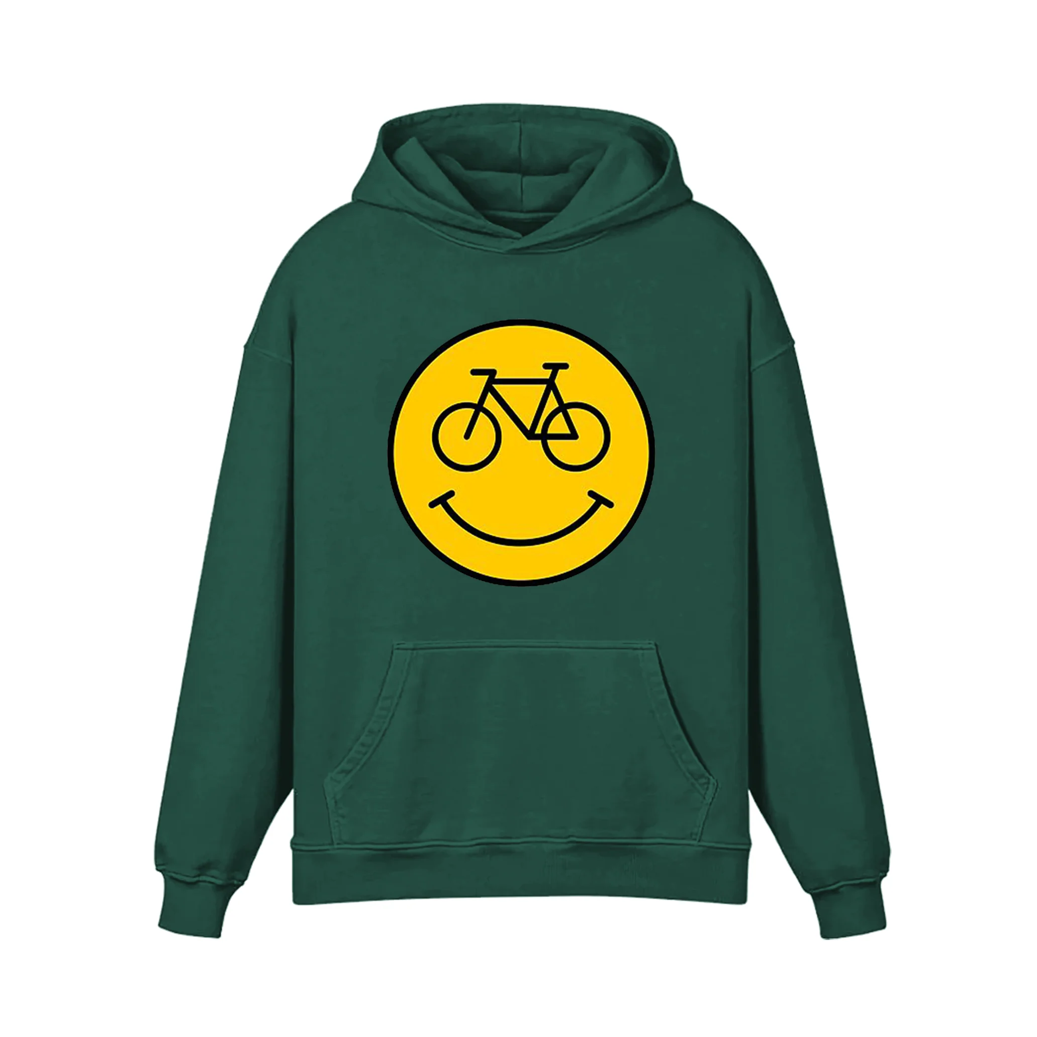 Smiling Bicycle Hoodie - Image 8