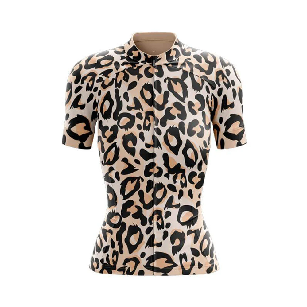 Snow Leopard Women's Short Sleeve Cycling Kit - Image 3