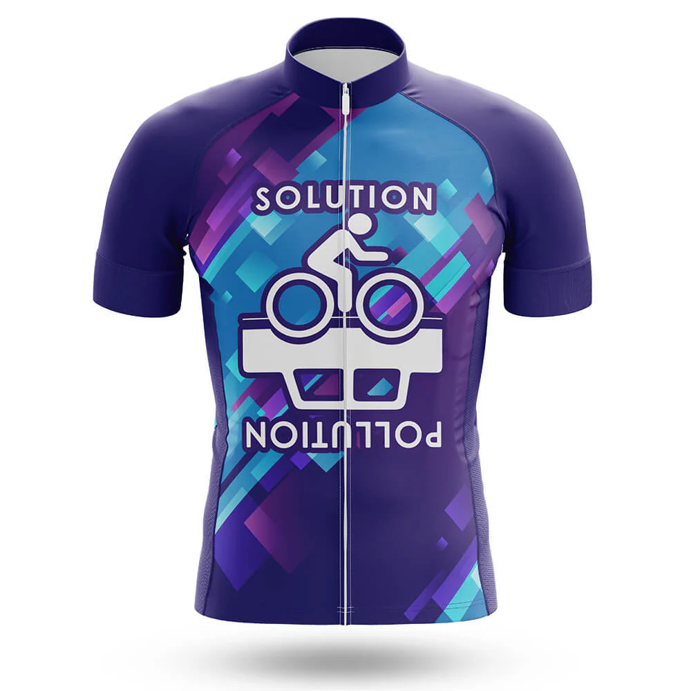 Solution Pollution Men's Short Sleeve Cycling Kit - Image 3