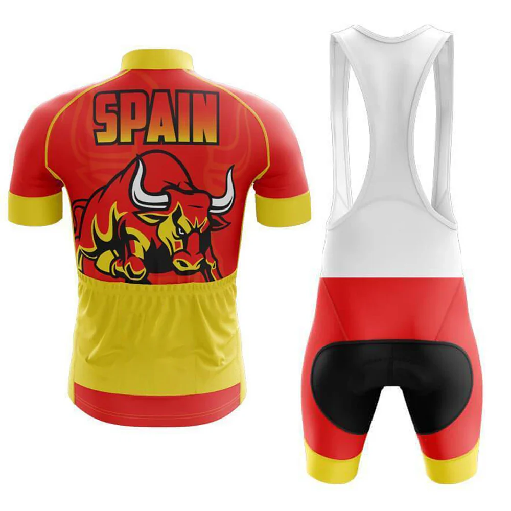 Spain Men's Short Sleeve Cycling Kit - Image 2