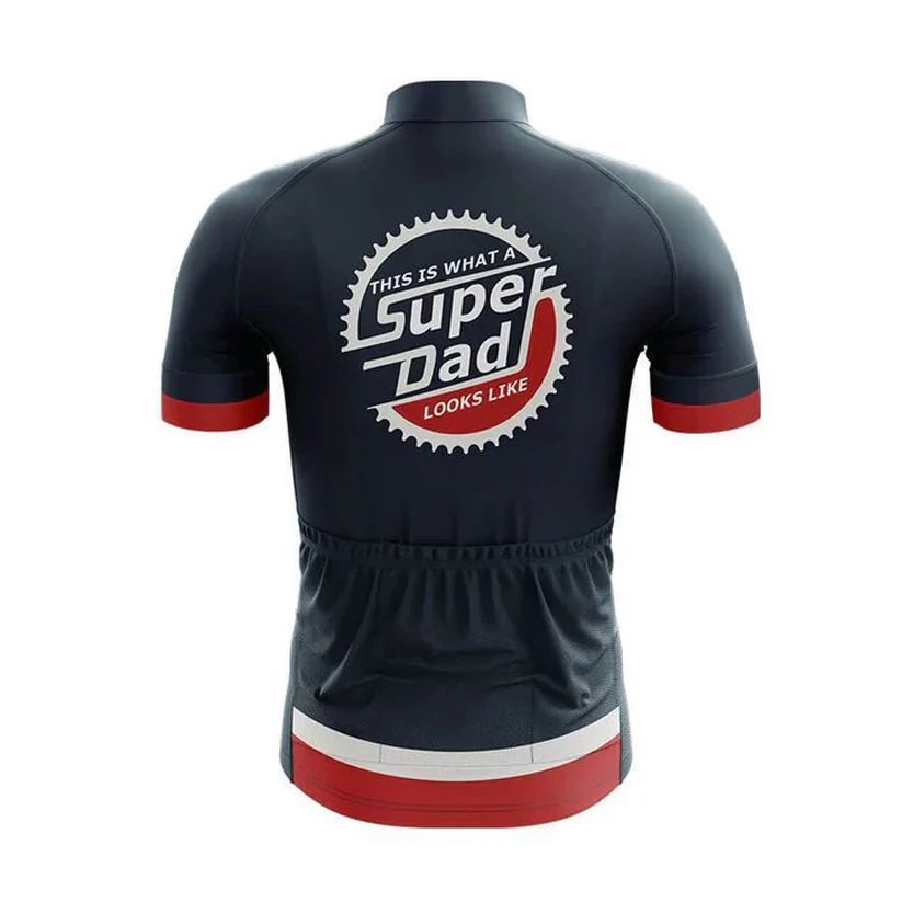 Super Dad Men's Short Sleeve Cycling Kit - Image 4