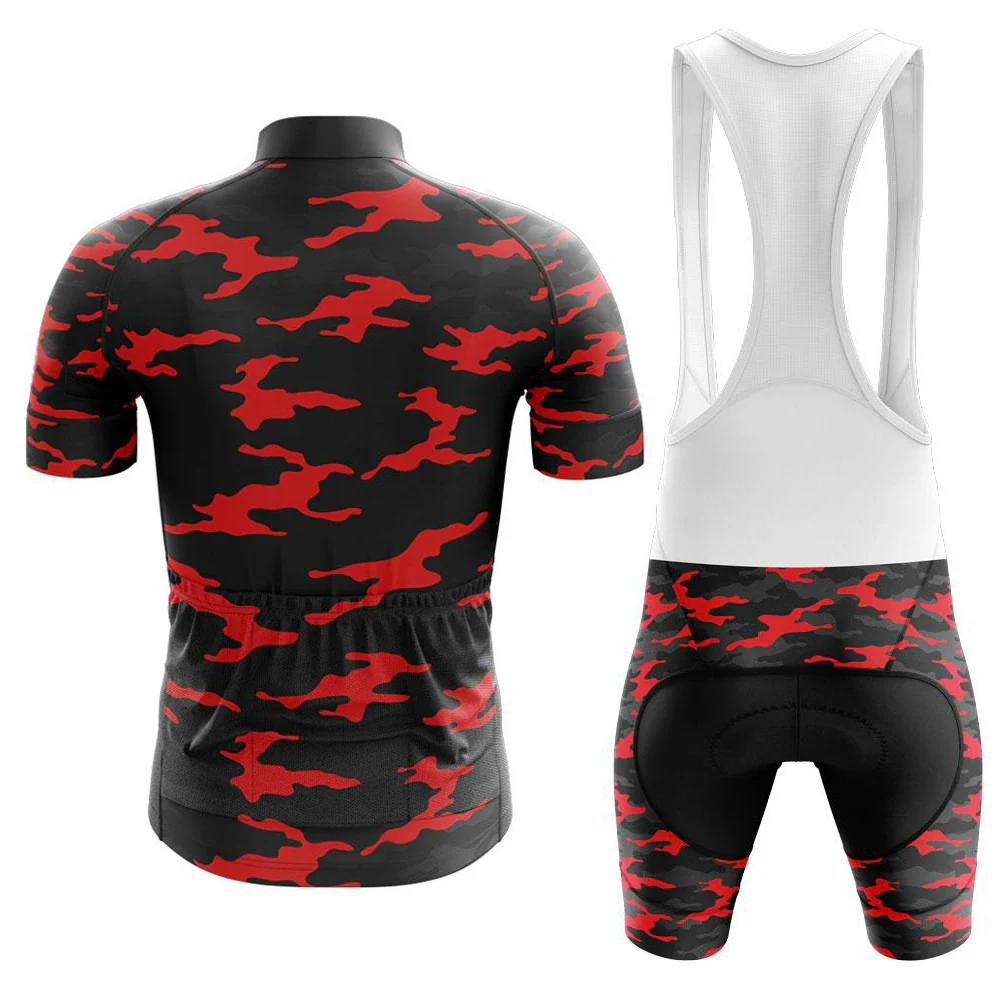 Tactical Camo Men's Short Sleeve Cycling Kit - Image 2