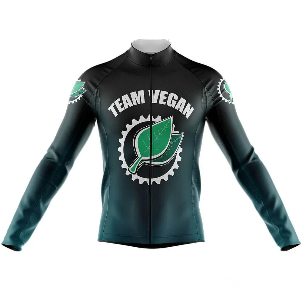Team Vegan Men's Long Sleeve Cycling Kit - Image 3