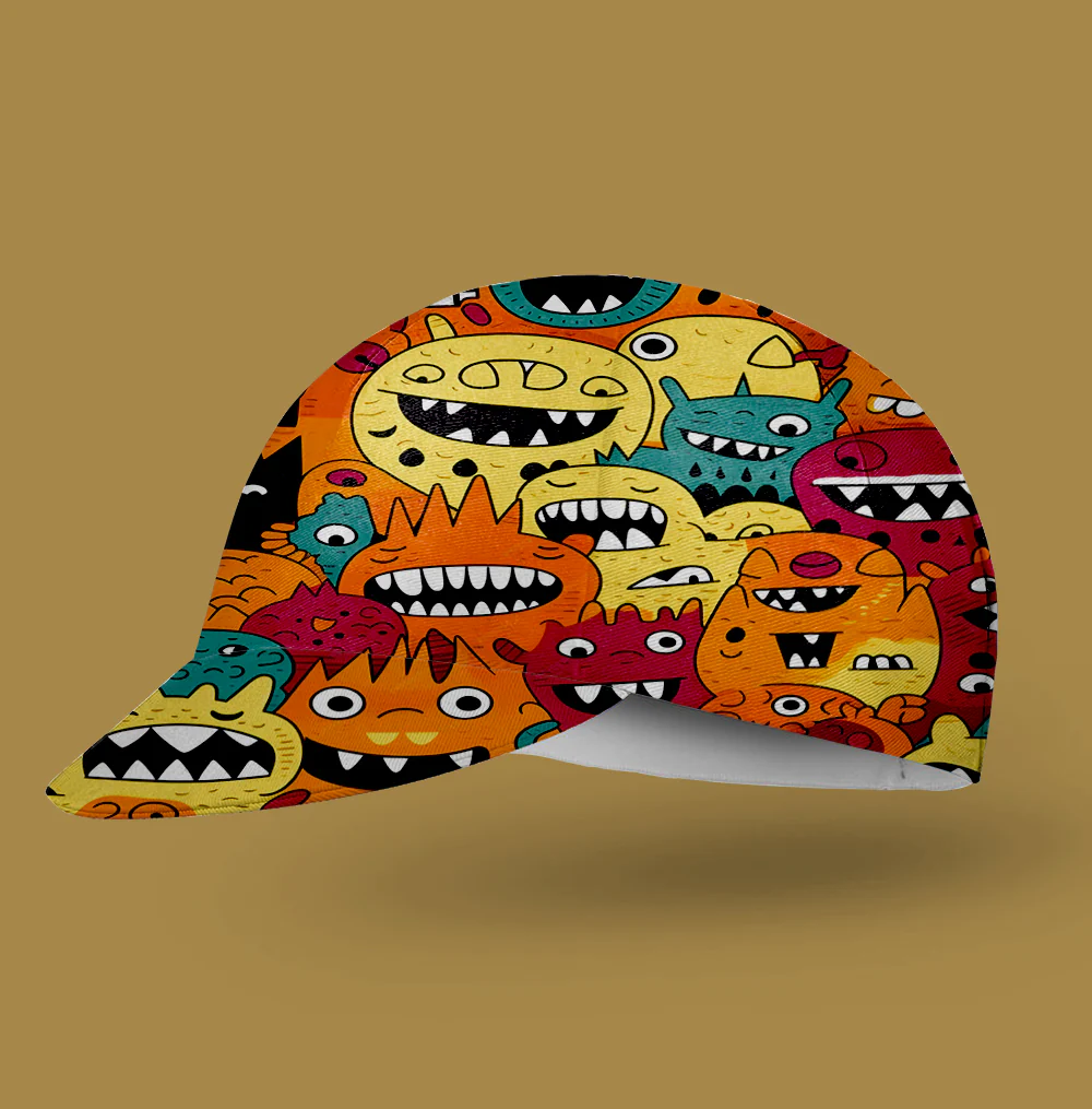 Teeth Cartoon Monster Cycling Cap - Image 2