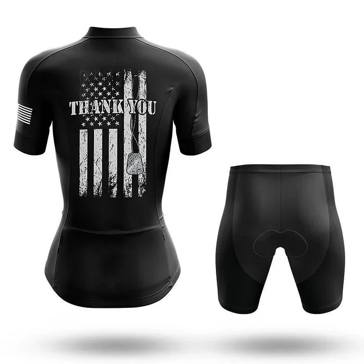 Thank You Women's Short Sleeve Cycling Kit - Image 2