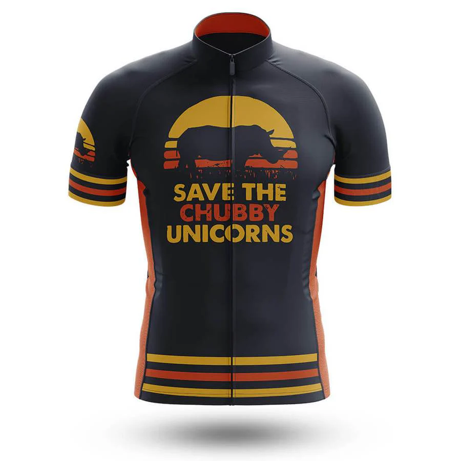 The Chubby Unicorns Men's Short Sleeve Cycling Kit - Image 3