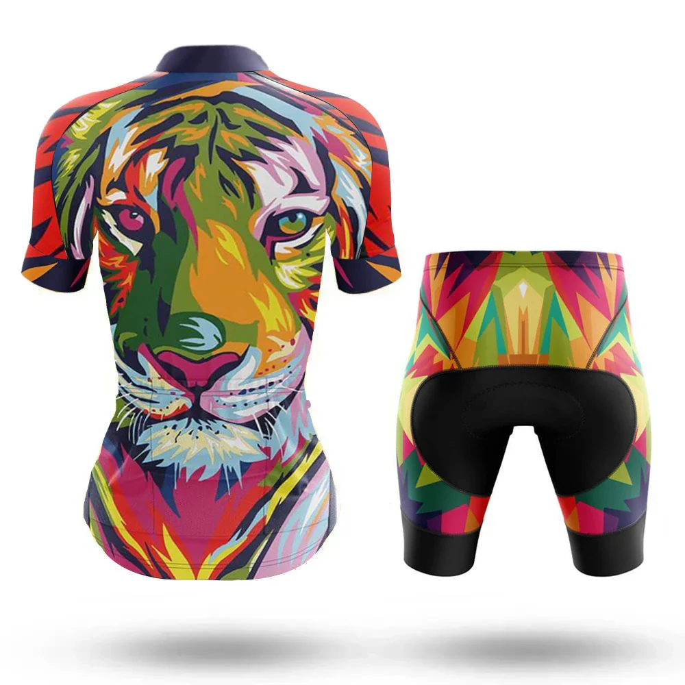 Tiger Women's Short Sleeve Cycling Kit - Image 2