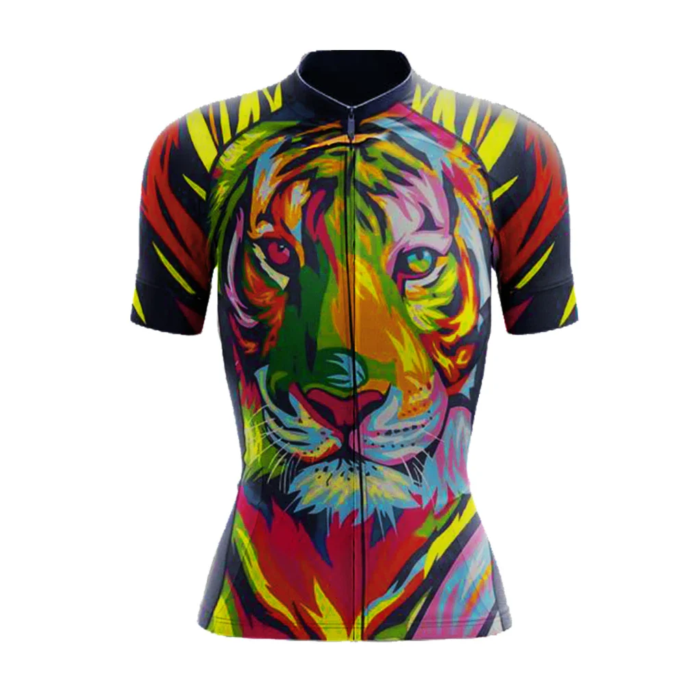 Tiger Women's Short Sleeve Cycling Kit - Image 3