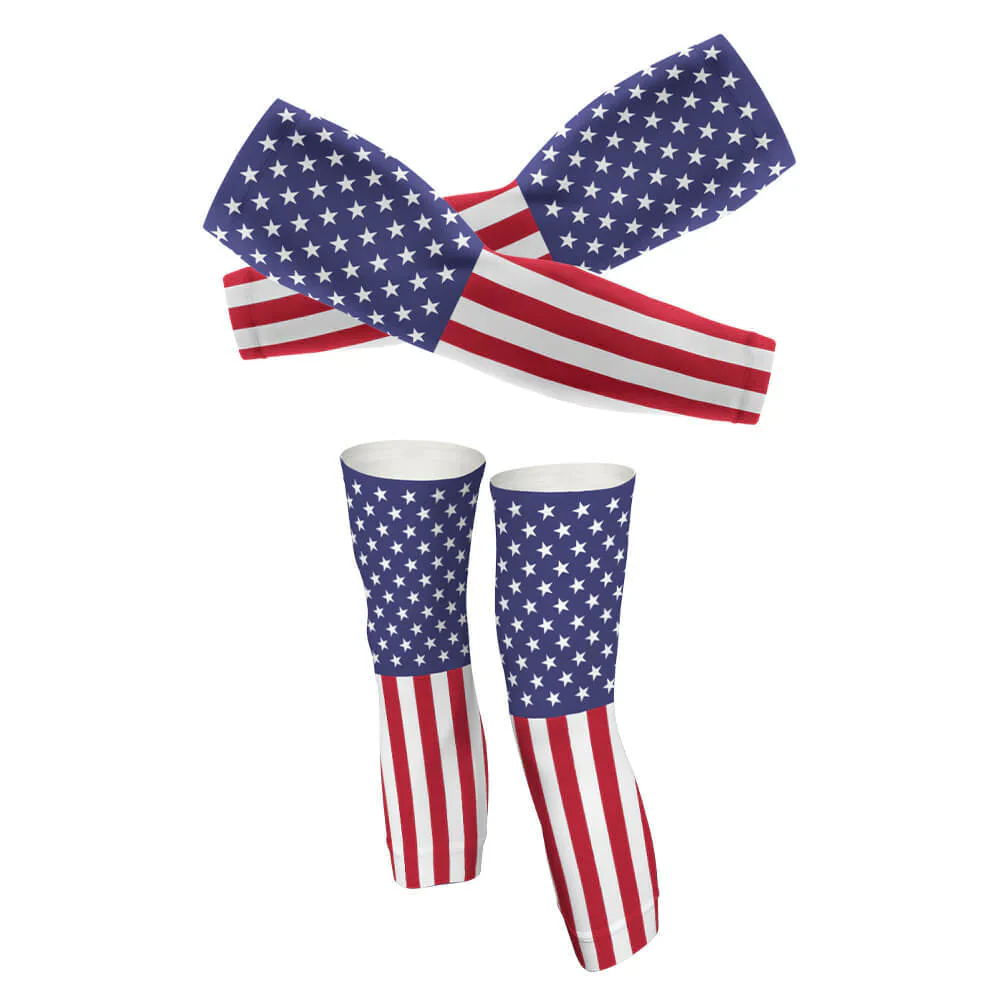 USA Flag Arm And Leg Sleeves - Image 5