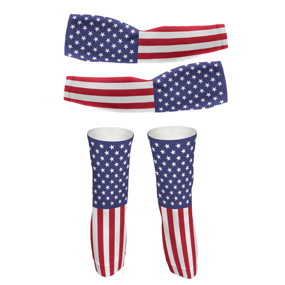 USA Flag Arm And Leg Sleeves - Image 6
