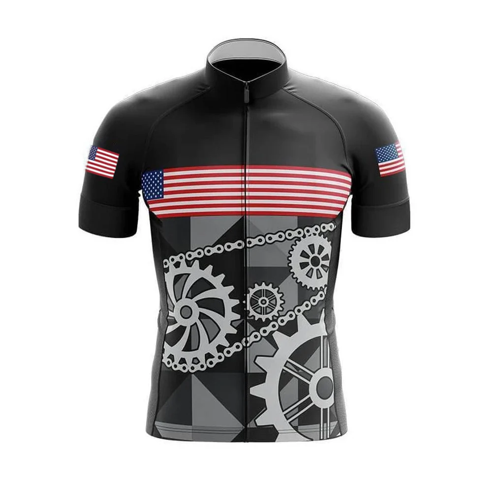 USA Men's Short Sleeve Cycling Kit - Image 3