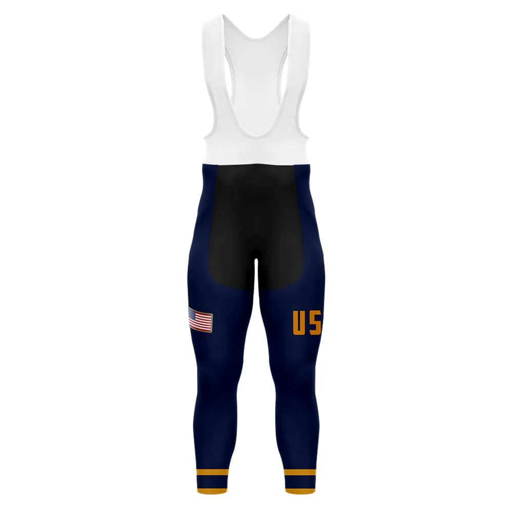 USA Navy Men's Long Sleeve Cycling Kit - Image 4
