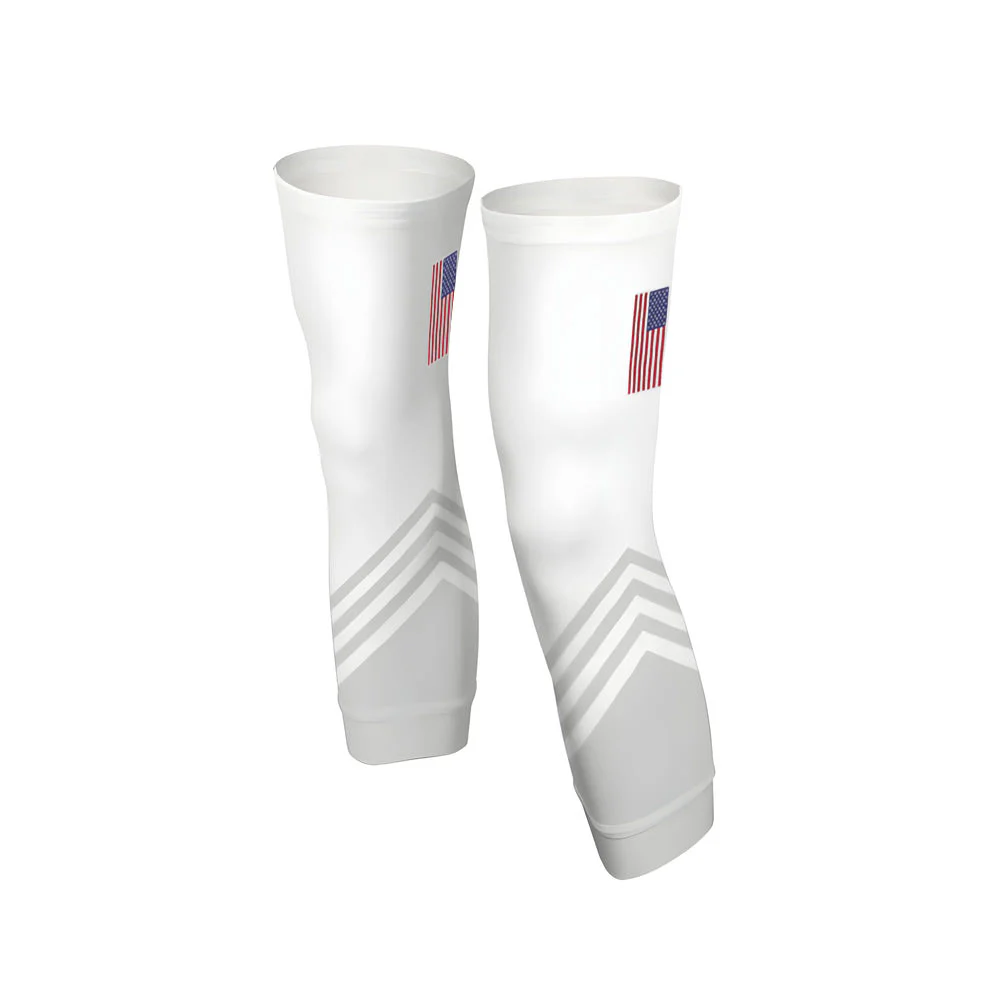 USA S5 White Arm And Leg Sleeves - Image 3