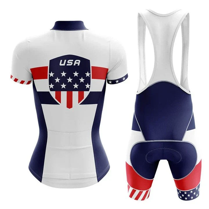 USA Women's Short Sleeve Cycling Kit - Image 2