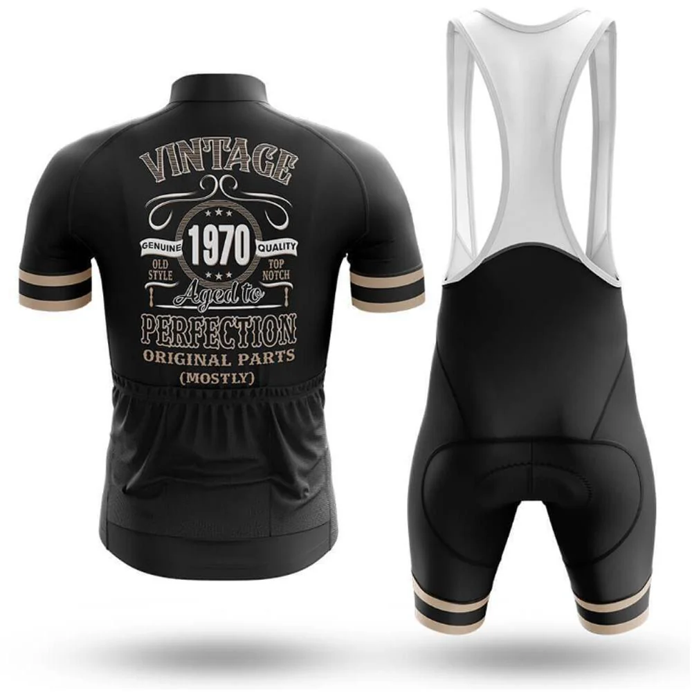 Vintage 1970 Men's Short Sleeve Cycling Kit - Image 2