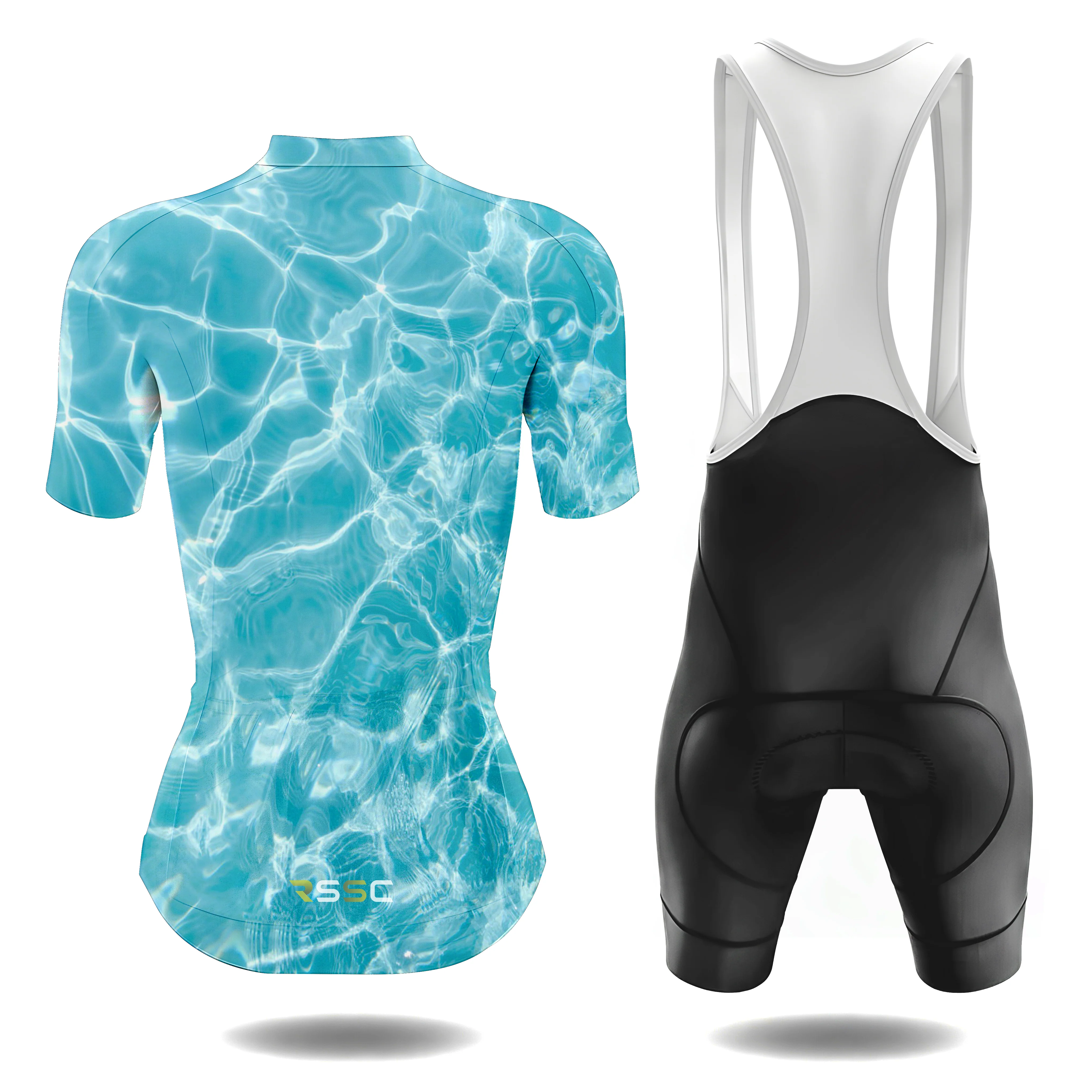 Water Surface Texture Women's Short Sleeve Cycling Kit - Image 2