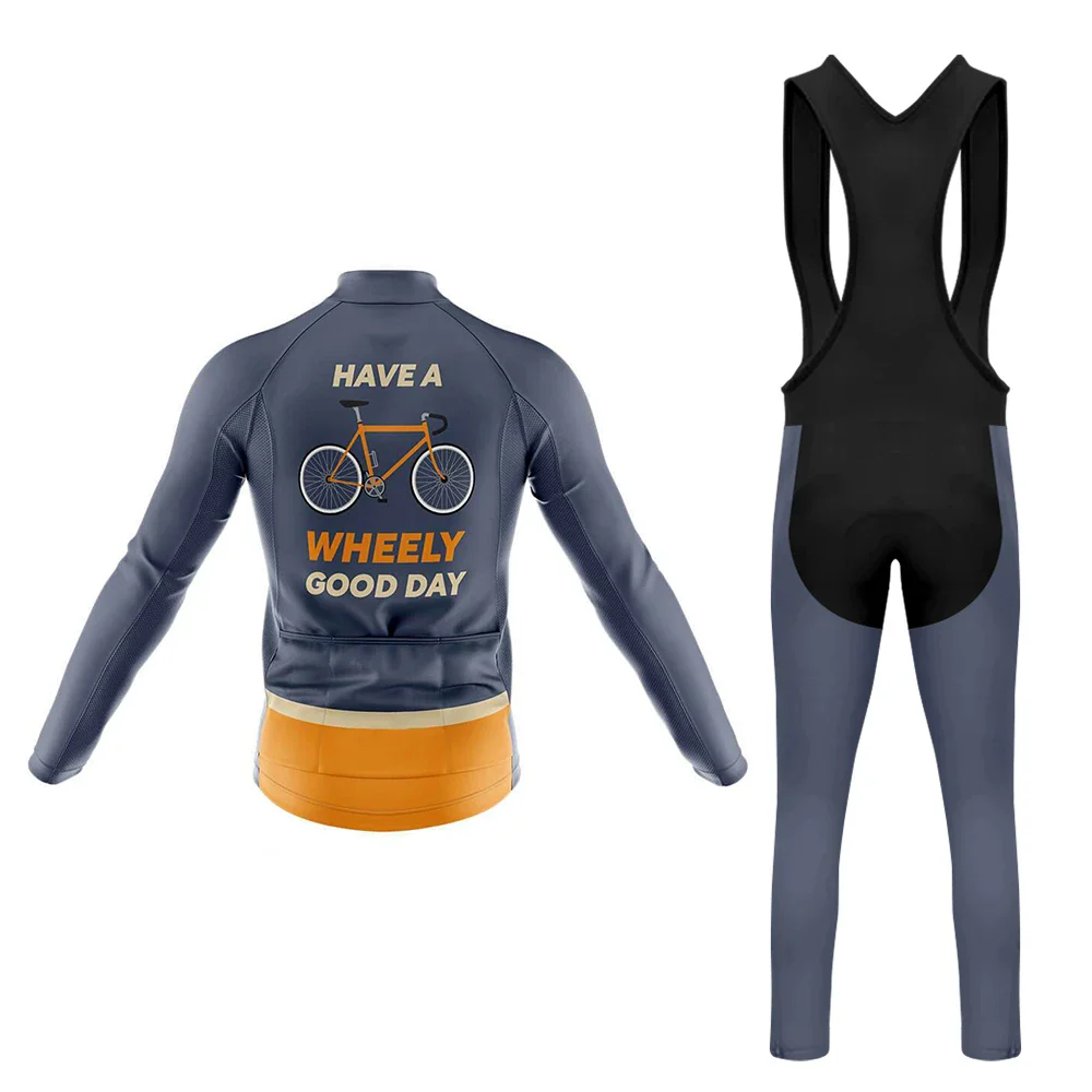 Wheely Good Day Men's Long Sleeve Cycling Kit - Image 2