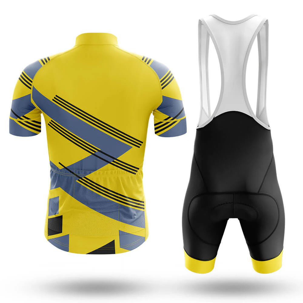 Yellow Grey Men's Cycling Kit - Image 2
