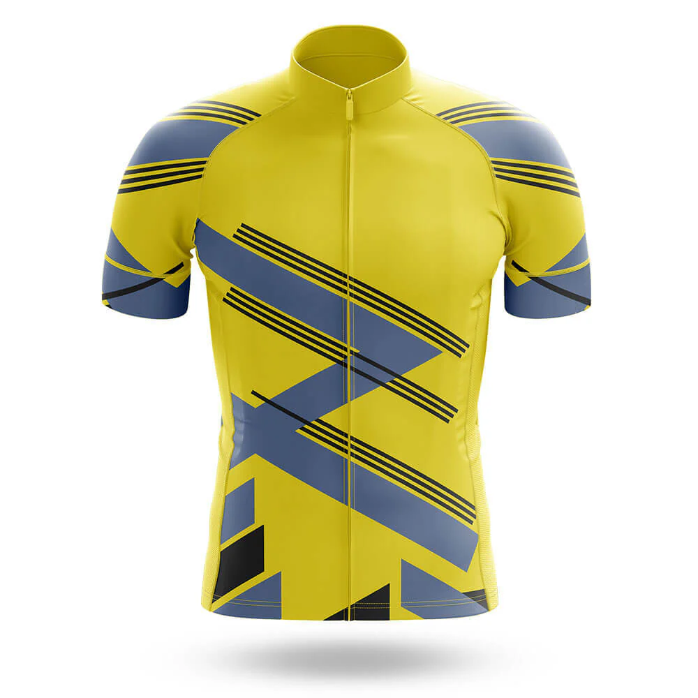 Yellow Grey Men's Cycling Kit - Image 3