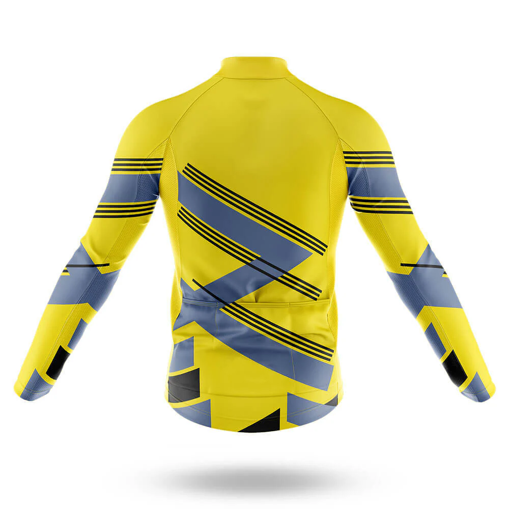 Yellow Grey Men's Cycling Kit - Image 6