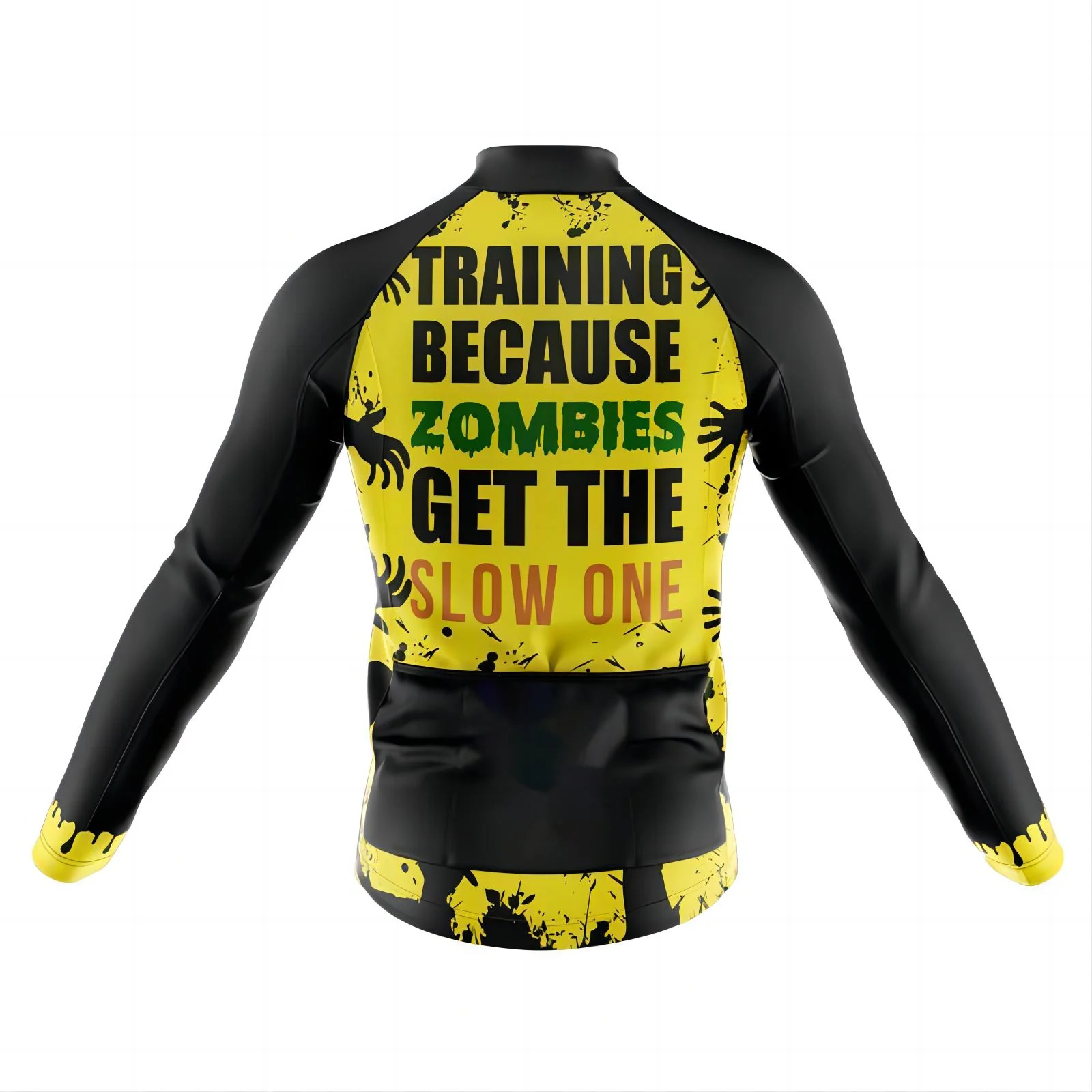 Zombie Men's Long Sleeve Cycling Jersey - Image 2
